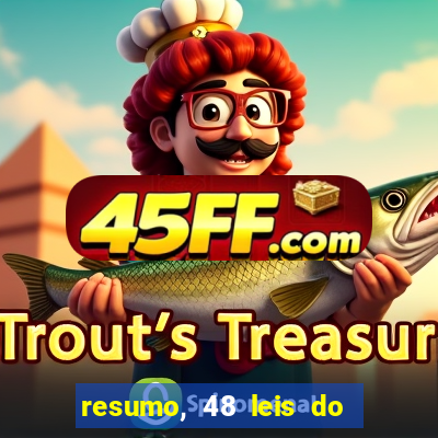 resumo, 48 leis do poder pdf